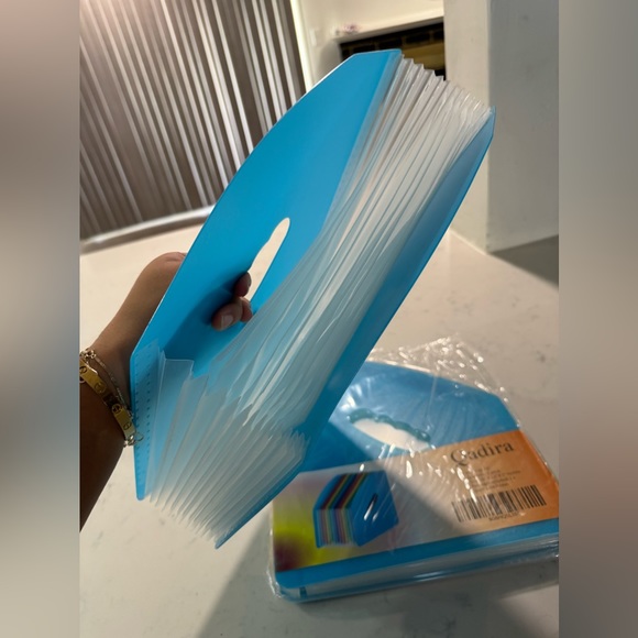 LAST PRICE🍒🤍QADIRA file folder 12 pockets accordion style ✨ - Picture 8 of 10